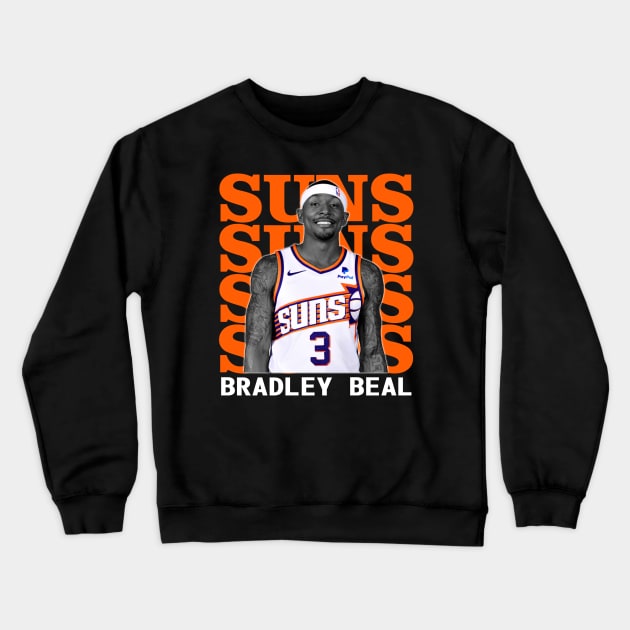 Phoenix Suns Bradley Beal Crewneck Sweatshirt by Thejockandnerd